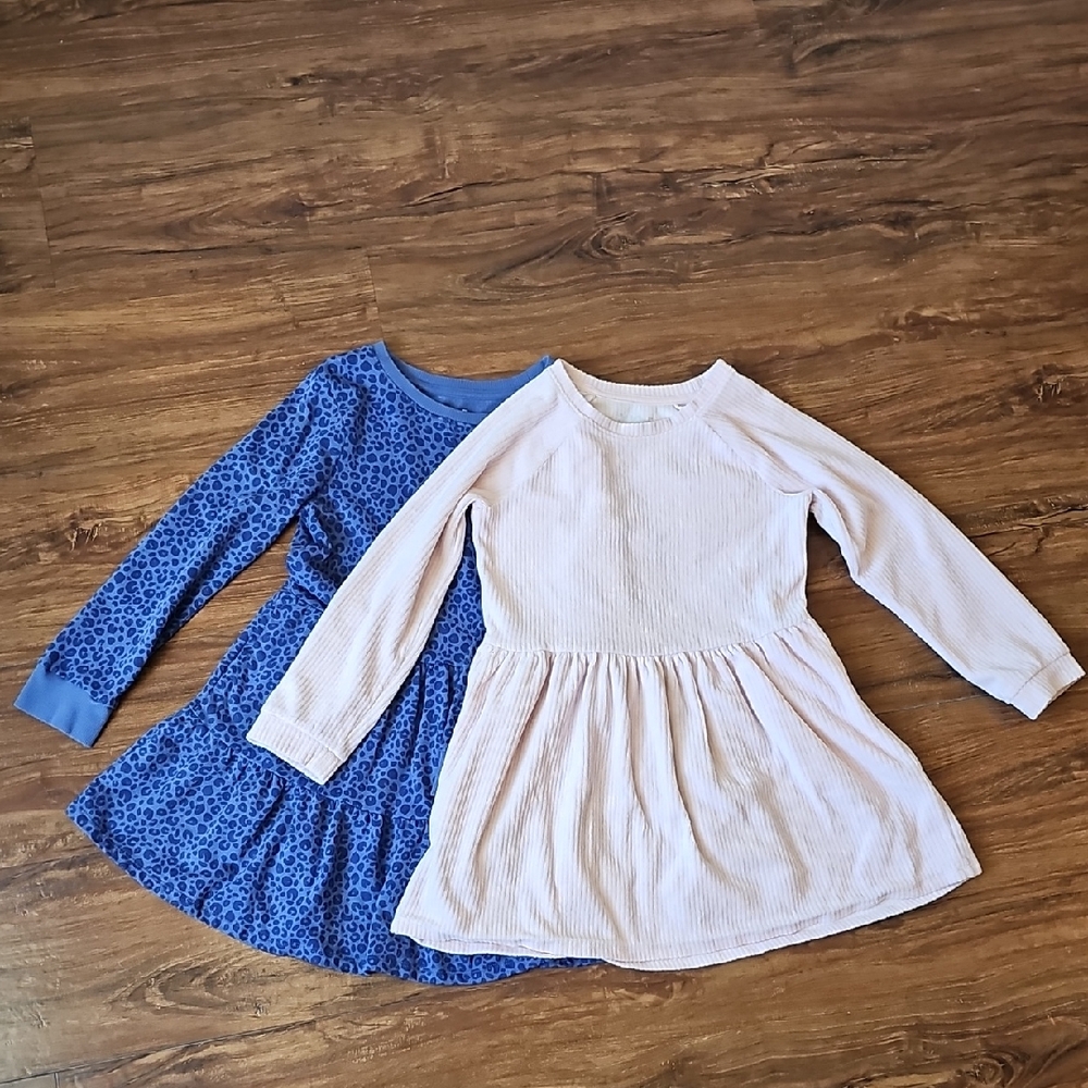 Cat & Jack Long Sleeve Girls Dress Bundle Size S (6/6x)